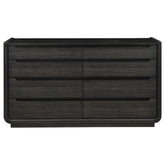 Leandro 8-drawer Bedroom Dresser Cabinet Burnished Black
